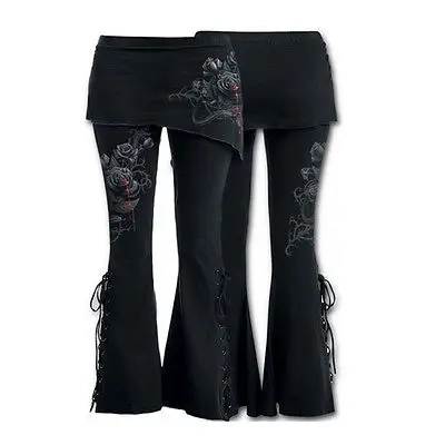 2017 новые женские цветочные брюки клеш стрейч хиппи бохо широкие палаццо размера