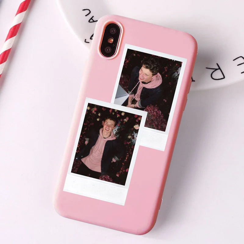 TPU 1998 Shawn Mendes розовый матовый чехол для телефона с рисунком для iPhone 6 6S 7 7Plus 8 8Plus X XS 11 ProMax пластиковый чехол для iPhone 7 Чехол - Цвет: TPU
