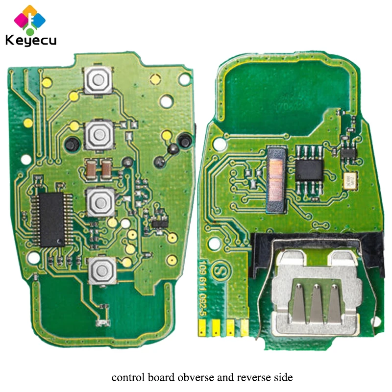 KEYECU Smart Remote Key - 3+1/ 4 Btns &amp 433MHz/ 868MHz FOB for Audi A3 A4 A5 A6 A8 Quattro Q5 Q7 R8 S4 S5 S6 S8 TT IYZFBSB802 |
