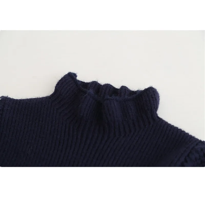 baby girl sweater dress long sleeve solid korean kids clothes for girls pullover fall children clothing autumn spring Y | Детская одежда