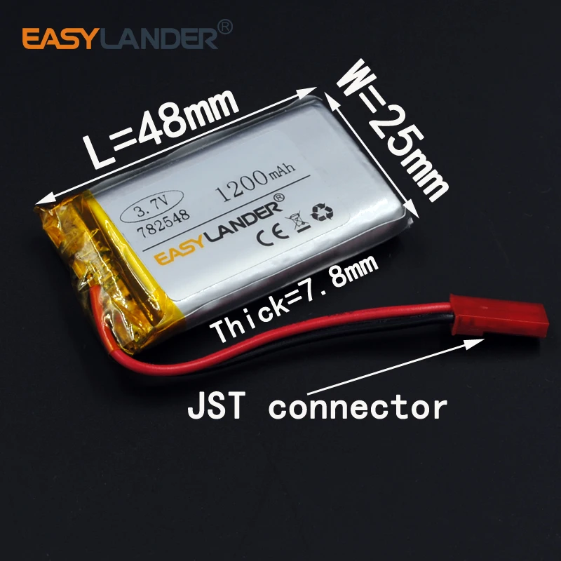 3 7 В 1200 мАч литий полимерный ионный аккумулятор для раннего образования машина