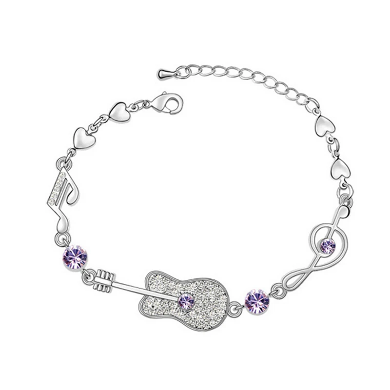 Корейский браслет с подвесками в виде звеньев Классическая цепочка и звеньевые