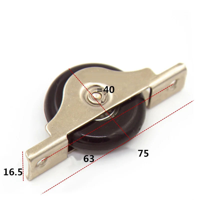 4 шт. железная рама + нейлоновое бесшумное колесо раздвижные двери колесного