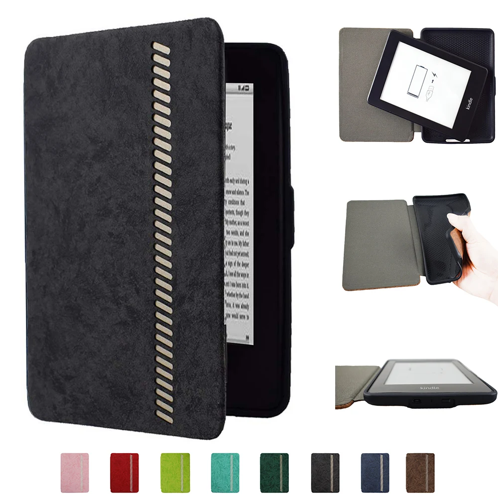 Кожаный ТПУ силиконовый чехол для Kindle Paperwhite 1 2 3 (выпуск 2012 2013 2015 модель: DP755DI)