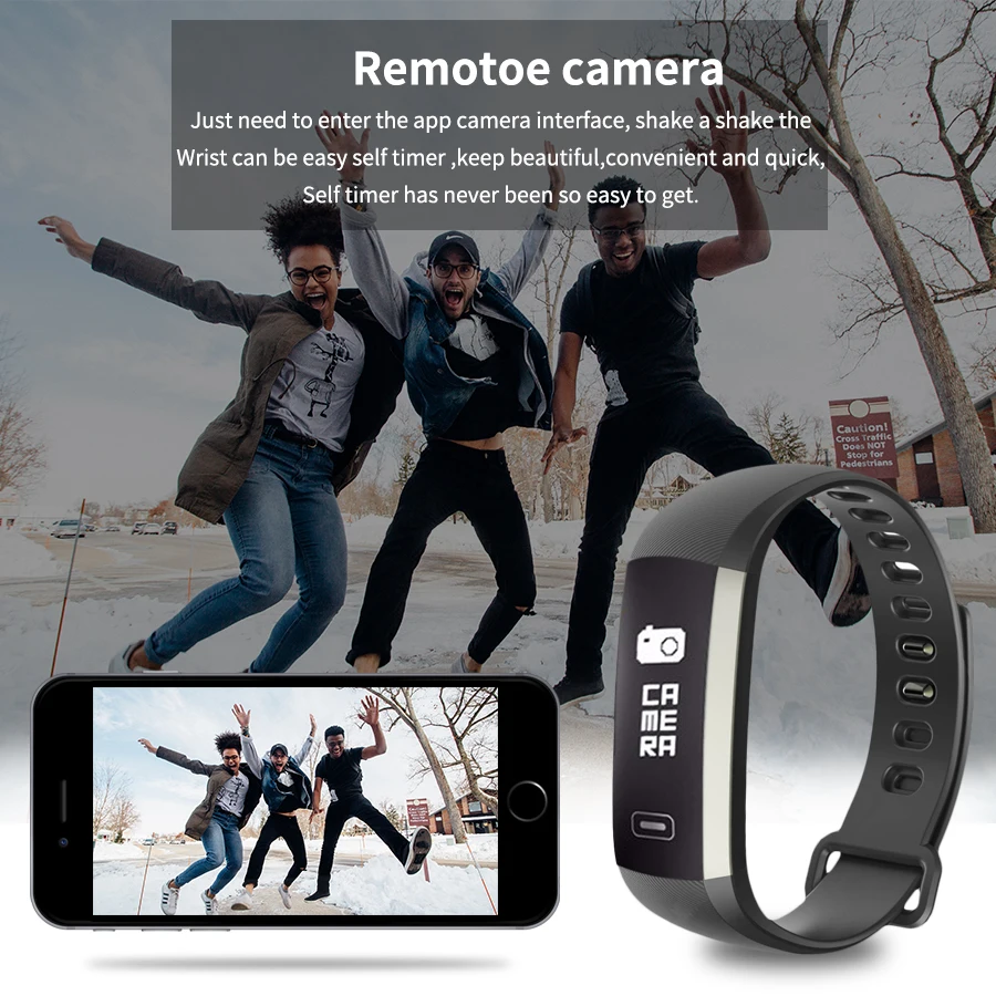 Bluetooth Smart Браслет сердечного ритма спортивные пульсометр на запястье Смарт часы