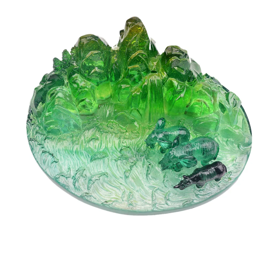 Новинка 2017 г. риноцерос и слон фэн-шуй в природной среде обитания W2389 | Дом сад