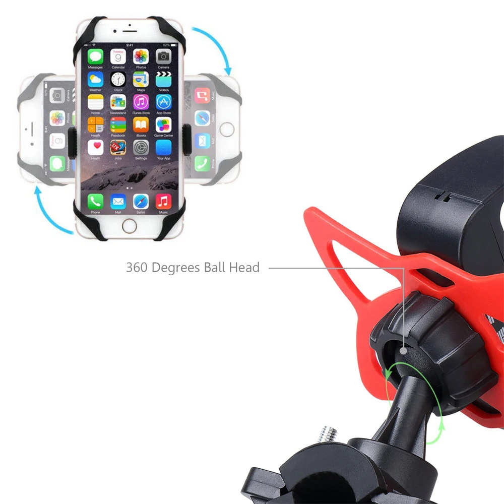 Bike Phone Holder 360 Rotatable Universal Bicycle Mount for IPhone Samsung Xiaomi and GPS Device MTB Cycling |