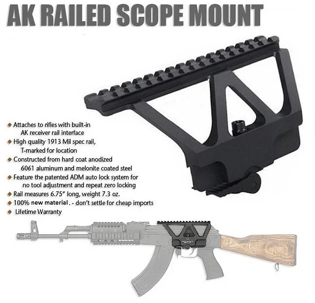 Новинка крепление для прицела с быстрым отсоединением AK Gun Picatinny 47 74
