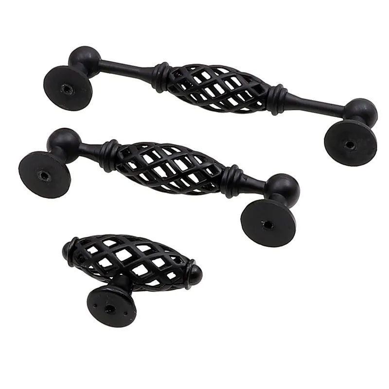 Винтажные ручки для шкафа из красного медного сплава и цинка выдвижных ящиков