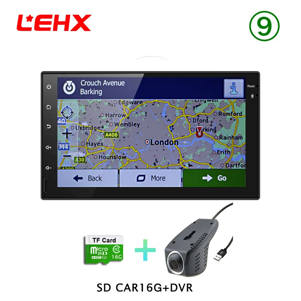 Le7023-DVR-CAR16G Lehx 2 din car Android 8,0 gps навигации Bluetooth для Nissan VW Toyota peugeot WiFi мульти-медиа-7 дюймов Автомобильный Радио плеер RDS - Цвет: Le7023-DVR-CAR16G