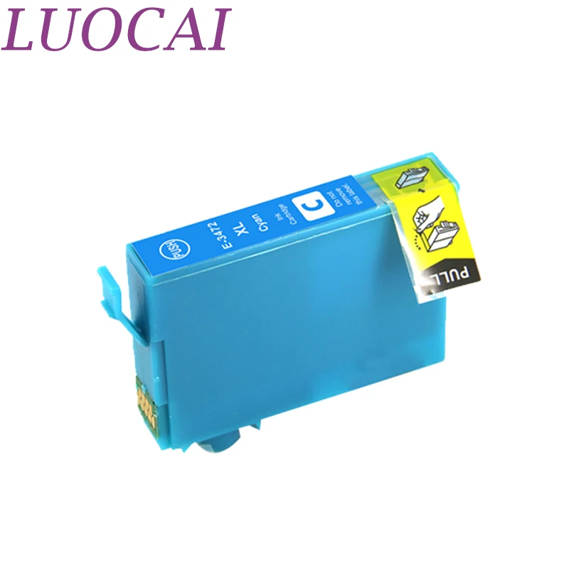 Чернильный картридж LuoCai совместимый с Epson 34XL T3471 T3472 T3473 T3474 для WorkForce Pro WF-3725DWF 3720DWF