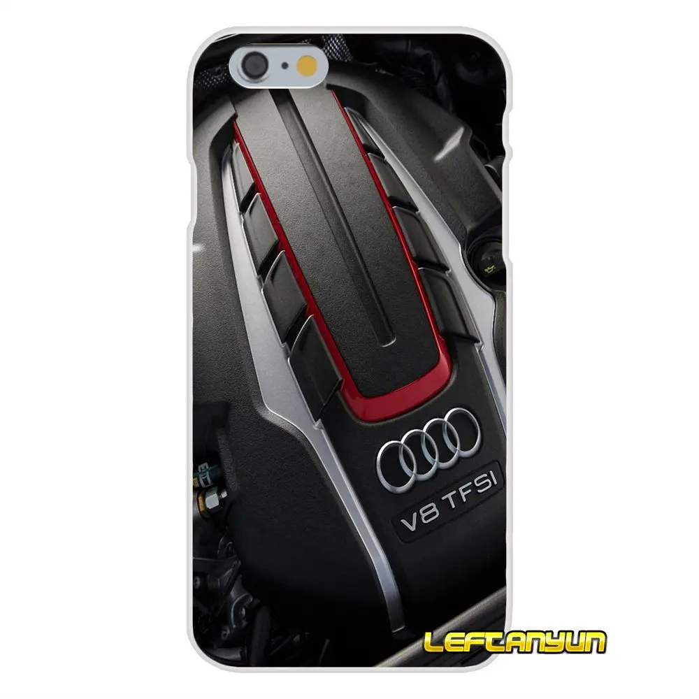 Для Motorola Moto G LG Spirit G2 G3 мини G4 G5 K4 K7 K8 K10 V10 V20 Audi Twin Turbo v8 двигателя Мягкий силиконовый