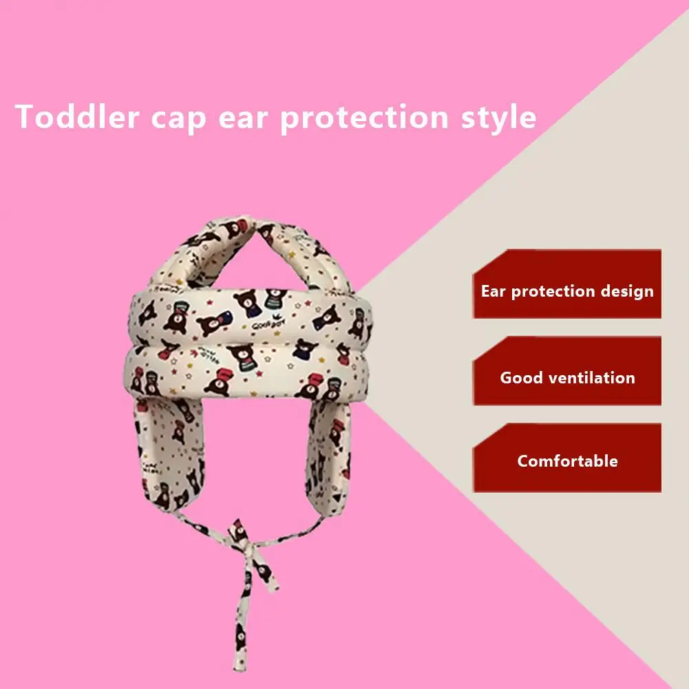 Sponge Child Head Protection Hat Crawling Baby Toddler Safety Cap Learn to Walk Guard Helmet Children Anti Collision | Детская одежда и