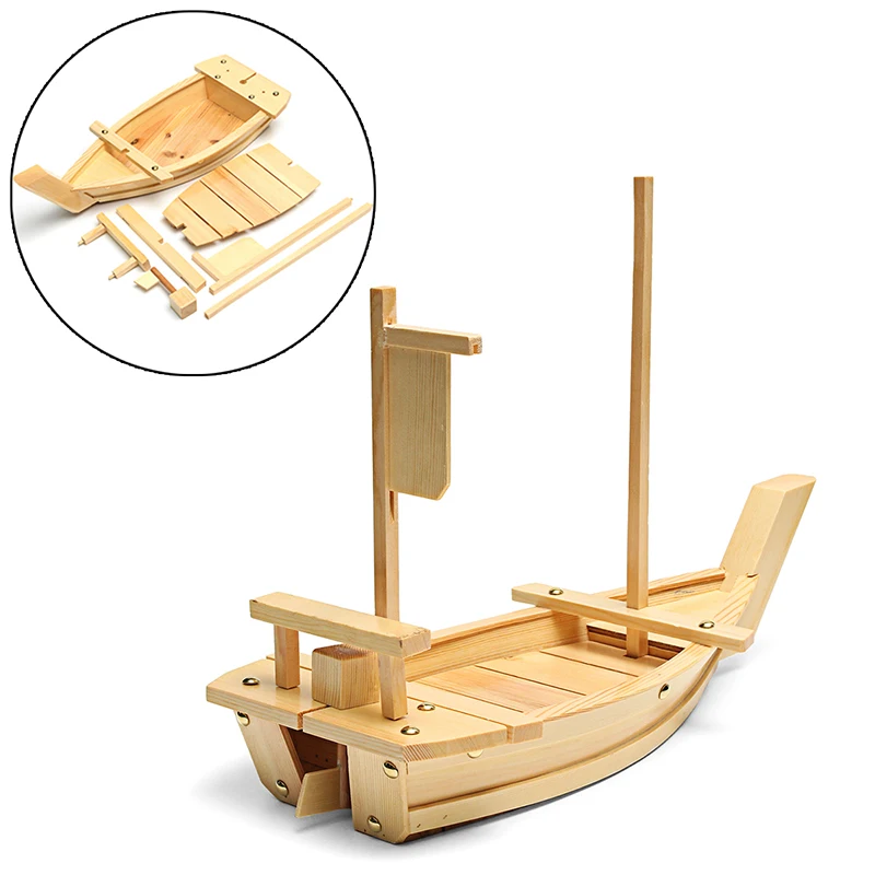 L50cm деревянный поднос тарелок для суши лодок Японская еда морские тарелки еды