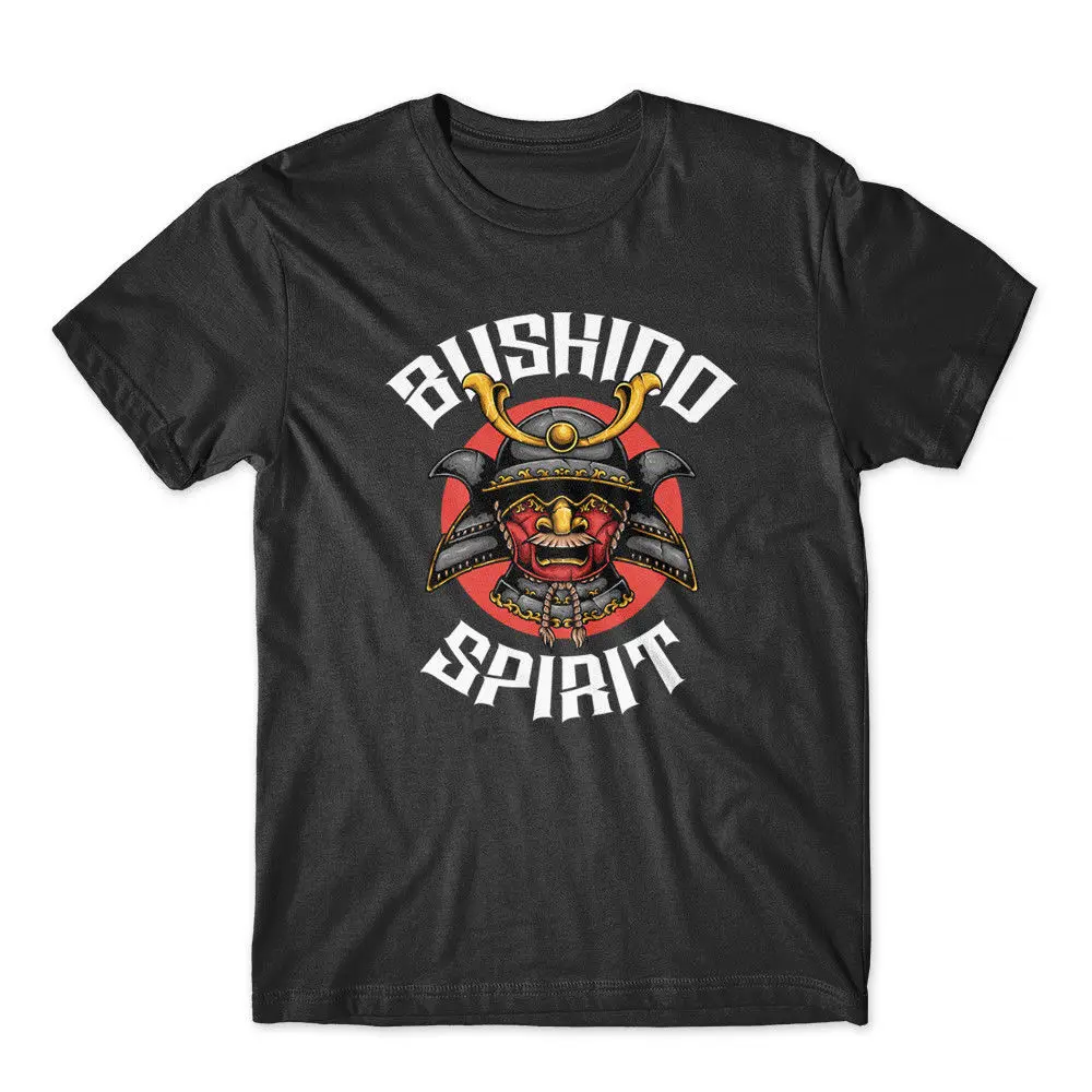 Футболка Bushido Spirit. 100% хлопок Премиум графическая футболка новая мультяшная
