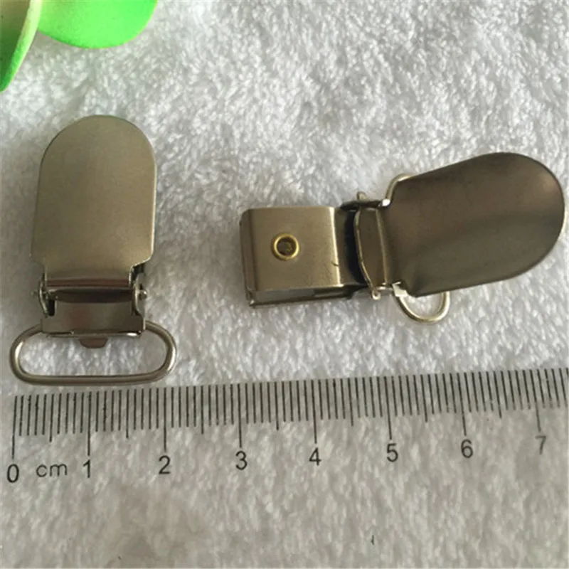 10pcs 20mm Silver Lead Free Metal Holders Suspender Paci Pacifier Clips Ribbon Craft Sewing Tool Cloth Accessories | Дом и сад