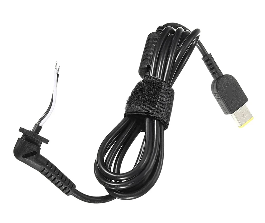 Кабель питания постоянного тока Разъем USB штырь квадратный разъем питания кабель для lenovo 20 в зарядное устройство для ноутбука DC Шнур кабель 1,5 м