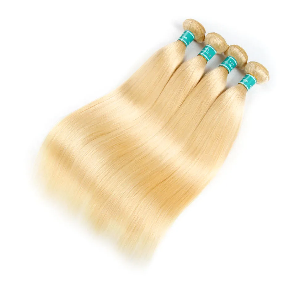 Ali Grace 613 светлые человеческие волосы пучки волосы remy бразильские прямые волосы 1 3 4 пучка могут быть окрашены бразильские светлые человеческие волосы