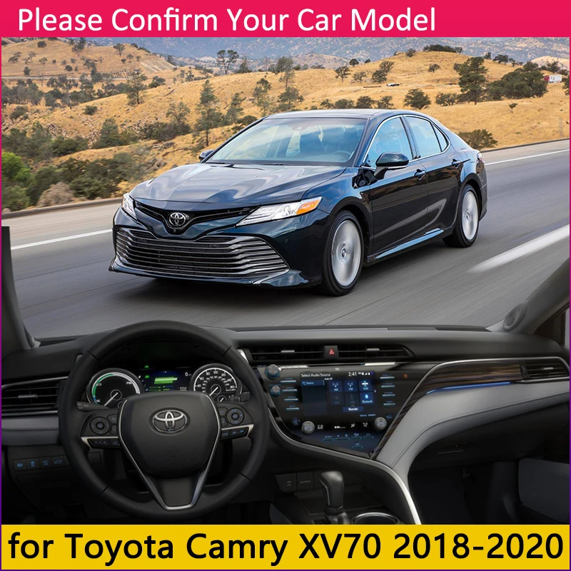 Для Toyota Camry 70 XV70 2018 2019 2020 Противоскользящий коврик панель управления накладка
