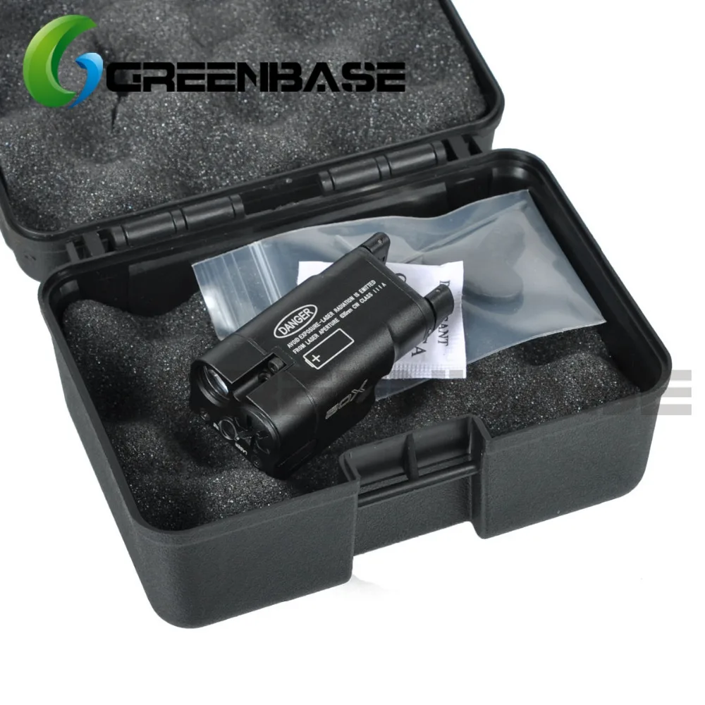 Ультракомпактный лазерный фонарик Greenbase XC2 с красной точкой и белым светом 200