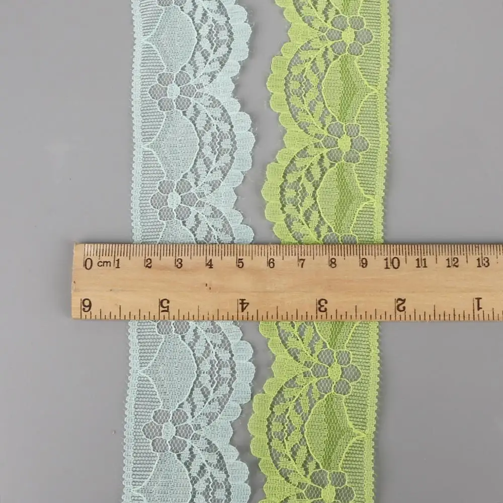 5 Yards/Lot High Quality Beautiful Lace Ribbon Tape 40MM Trim DIY Embroidered For Sewing Decoration african lace fabric | Дом и сад