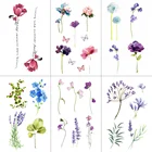 Временная татуировка HXMAN для женщин, тату наклейка на руку, модный боди-арт, водостойкая искусственная бумага для тату, 9,8 х6 см