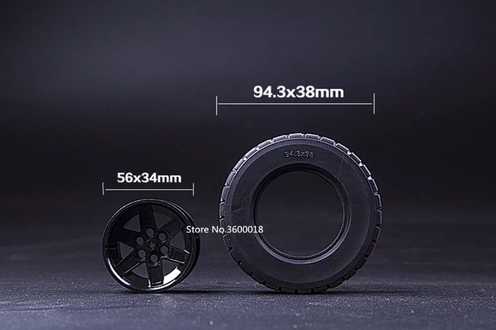 От 2 до 4 лет компл./лот Decool высокотехнологичных Бэтмобиль стакан 94.3x38mmZR шин