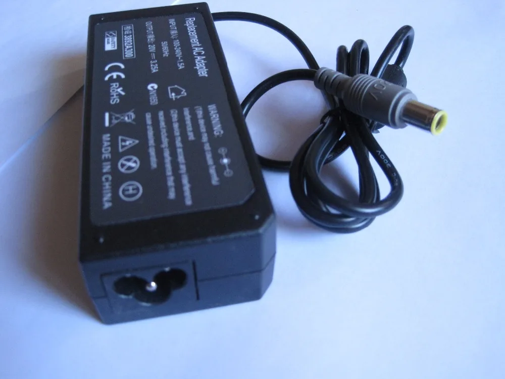 Адаптер переменного тока Зарядное устройство Мощность 65 Вт для IBM Lenovo ThinkPad T60 T61 z61t