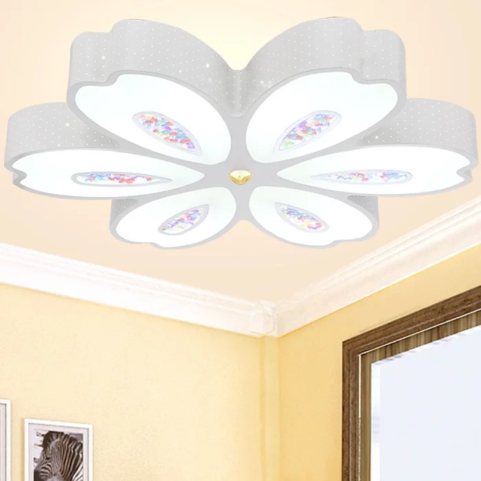 Светодиодная потолочная лампа в виде лепестков креативный современный