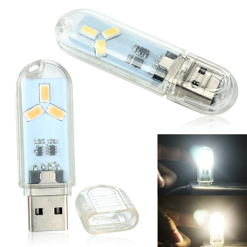 Мини USB лампа 5730 SMD 5V 3 LED сенсорный сенсор лампы для кемпинга светодиодные Ночник
