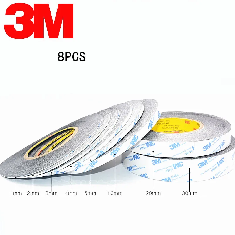 

8pcs / lot 3M9448a black double sided tape ultra-thin mobile phone repair special screen paste anti-transparent tape LCD Glass