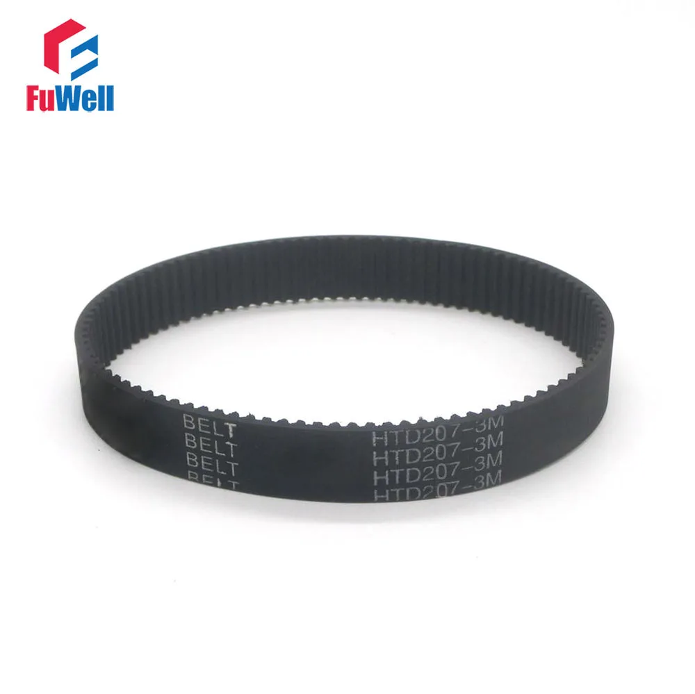 Ремень ГРМ HTD 207 3 м 6/9/15 мм ширина Длина зубчатая передача мм|timing belt|belts rubbertransmission