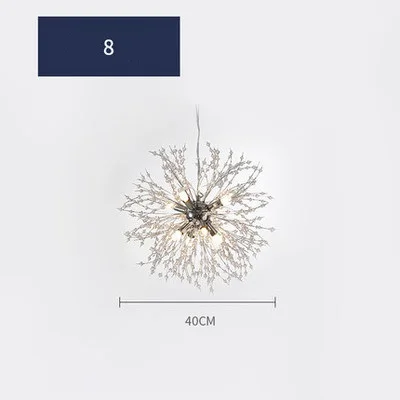 8 Bulb Gold LukLoy светодиодный подвесной светильник с кристаллами в скандинавском стиле, подвесной светильник для кухни, гостиной, лофт, подвесной светильник, Хрустальный подвесной светильник - Цвет корпуса: 8 Bulb Gold