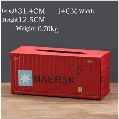 New Container Tissue Box Antique Classical Model Case Retro Wrought Handmade Metal Crafts for Home Decoration Gift | Дом и сад