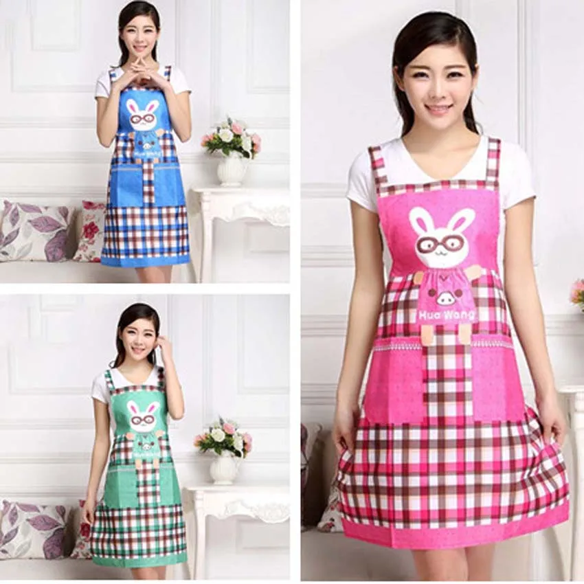 Творческий Рисунок кролик Рабочая кухонный фартук приготовление пищи и выпечки