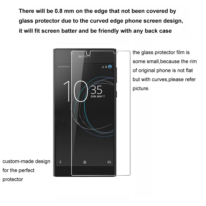 2 шт для стекла sony Xperia L1 защита экрана закаленное стекло G3312 защитная пленка