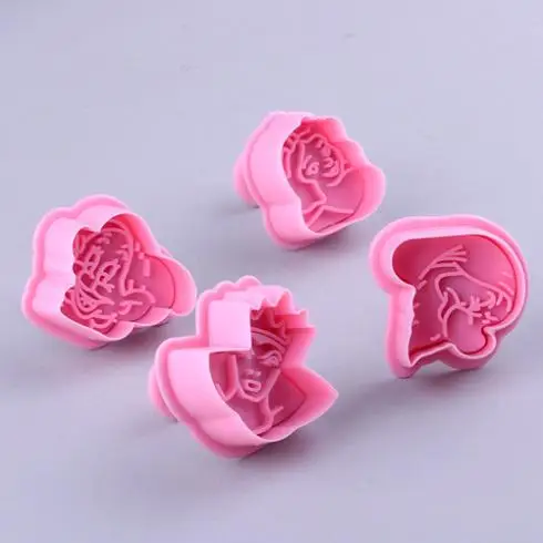 4 шт./компл. инструменты для помадки торта Sugarcraft инструмент выпечки плунжера