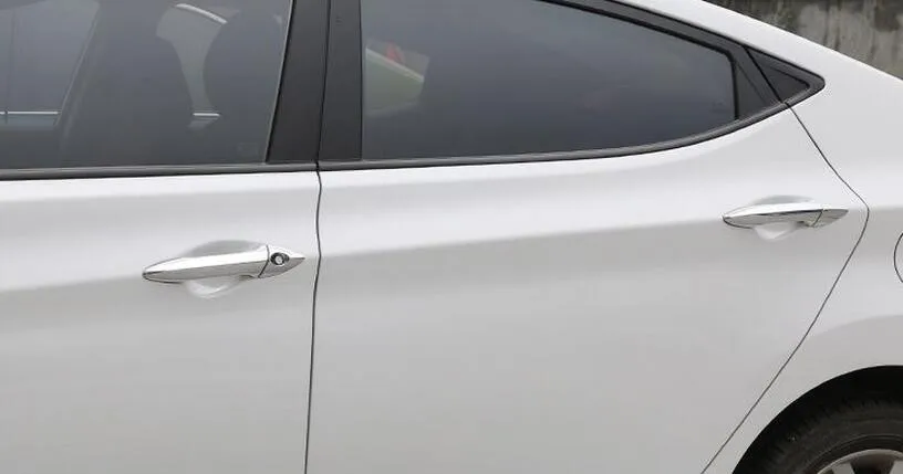 Дверная ручка из АБС Покрытие внешние аксессуары для автомобиля украшения модификации аксессуары для hyundai I30 2012-(8 шт