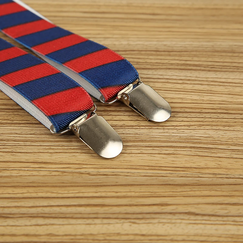 Подтяжки унисекс в диагональную полоску для мужчин и женщин регулируемые