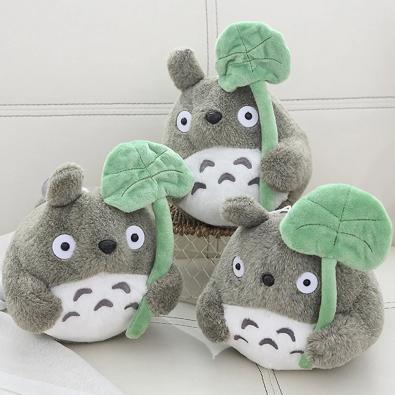 20 cm Cartoon Movie Soft TOTORO Plush Toy Stuffed Lotus Leaf Totoro For Fans | Игрушки и хобби