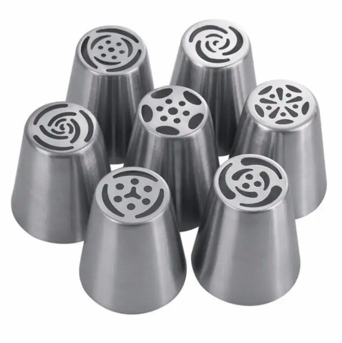 CJJJCFCJ00069 Cake mould 7Pcs Russian Piping Set Drop shipping | Игрушки и хобби