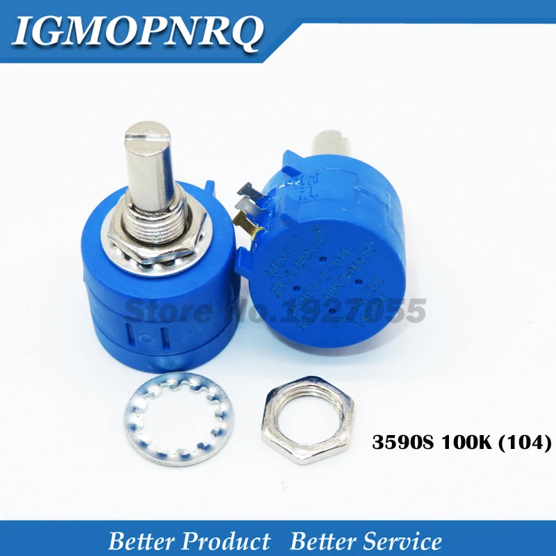1 шт. новинка 3590S 2 104L 10K ohm 104 104|Потенциометры| |