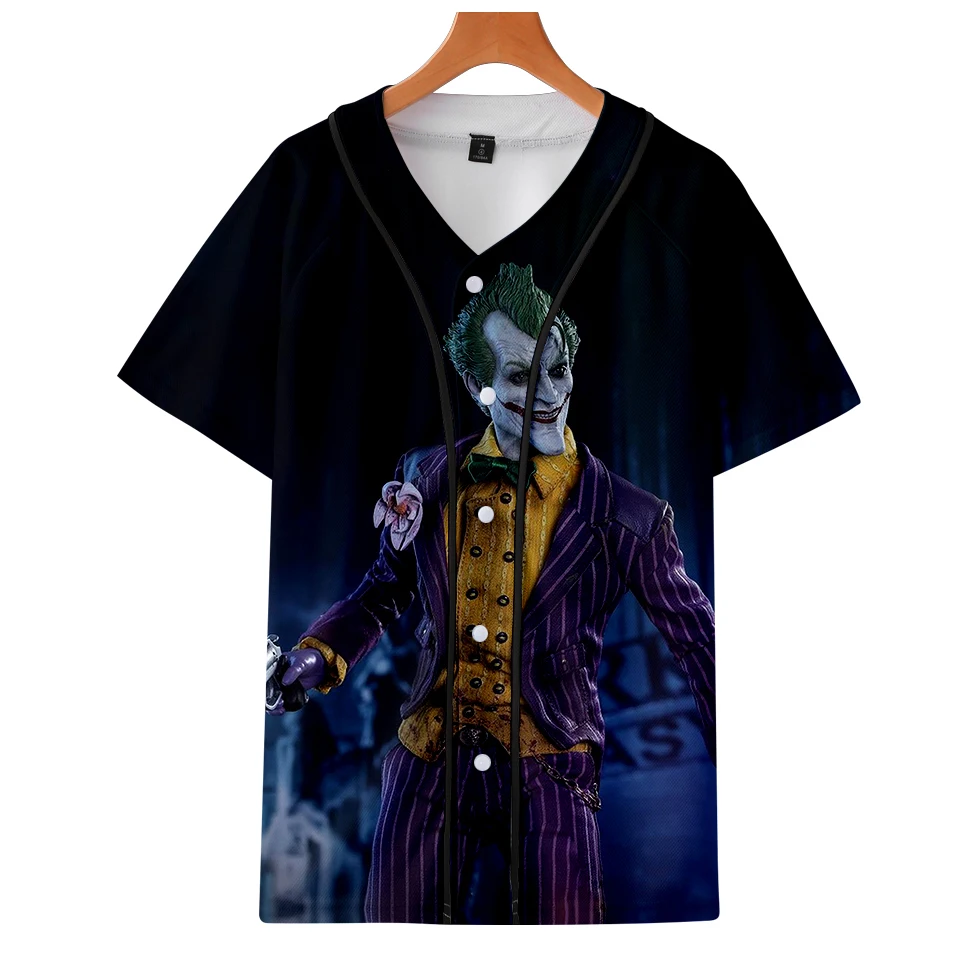 Хаха Джокер бастард великая летняя бейсбольная форма с короткими рукавами