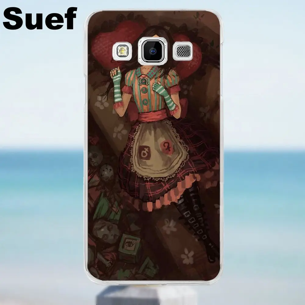 Suef чехлы из ТПУ для Galaxy Alpha Core Prime Note 2 3 4 5 S3 S4 S5 S6 S7 S8 mini edge Plus видеоигры Алиса Америка