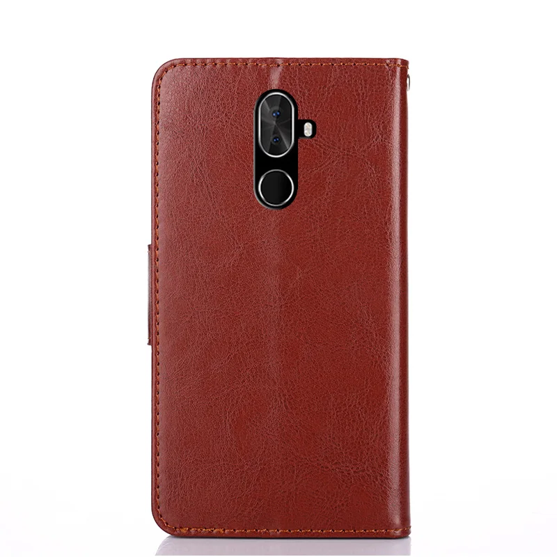 Винтаж бумажник чехол для Cubot Note S Plus X18 плюс из искусственной кожи классическая