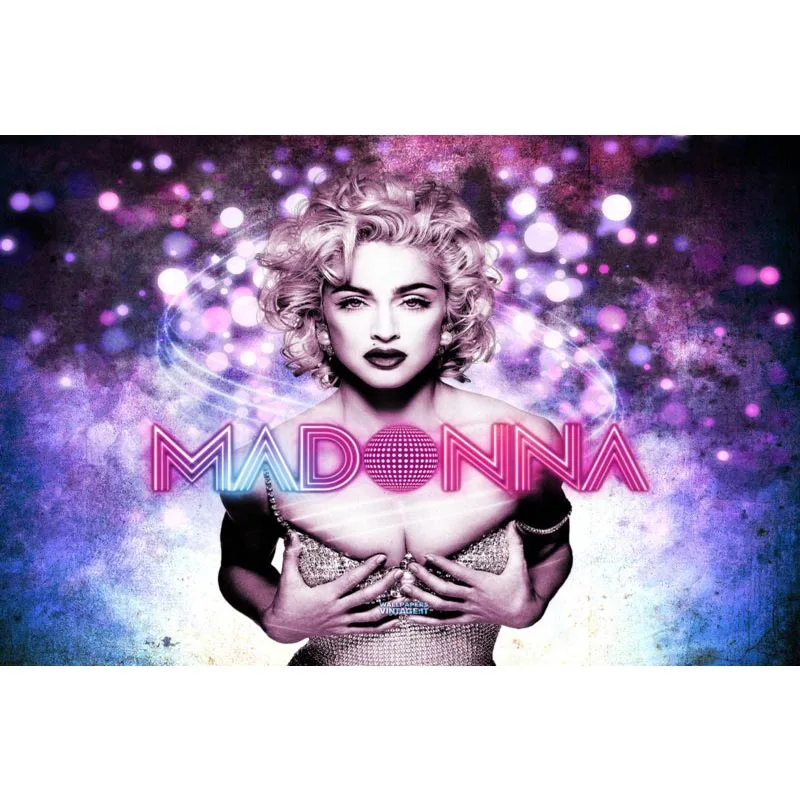 Madonna холст ткань тканевый плакат пользовательские граффити Печать на холсте