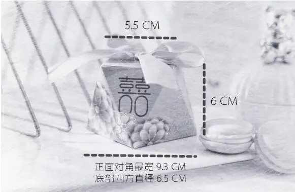100 х темно-бордовый "специально для вас" Diamond Стиль свадебной шоколадные конфеты коробочки bomboniera вечерние Вернуться подарочная коробка