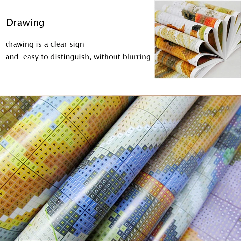 Joy Sunday Stitch Kits DIY Sets For Embroidery Needlework Painting Printed Cross-Stitch Kit |