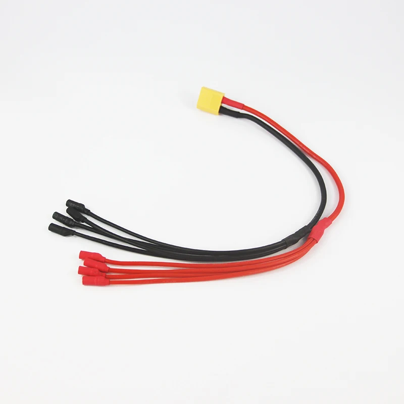 10 шт./лот 20 см FPV DIY XT60 до 4 пар 3 5 мм цилиндрический соединитель провод Multistar ESC