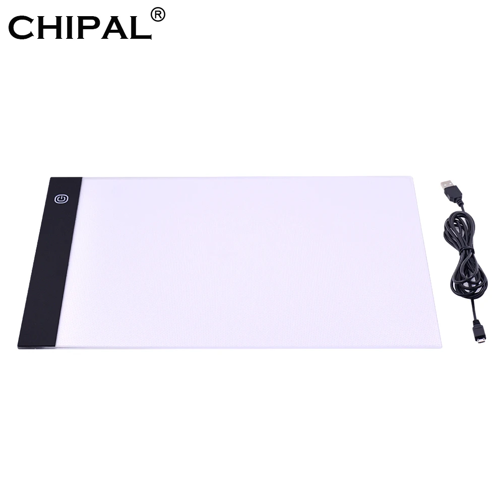 Планшет CHIPAL A4 для рисования цифровой графический планшет светильник тбокс доска